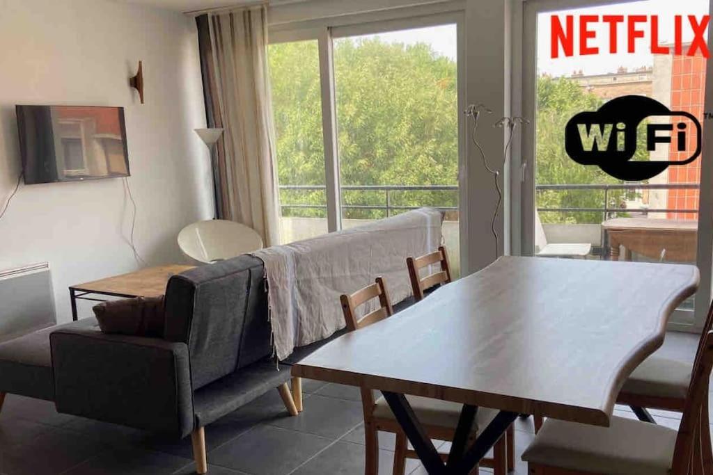 Appartement *Spacieux *Centre*Lumineux*Wifi Dunkirk Bagian luar foto